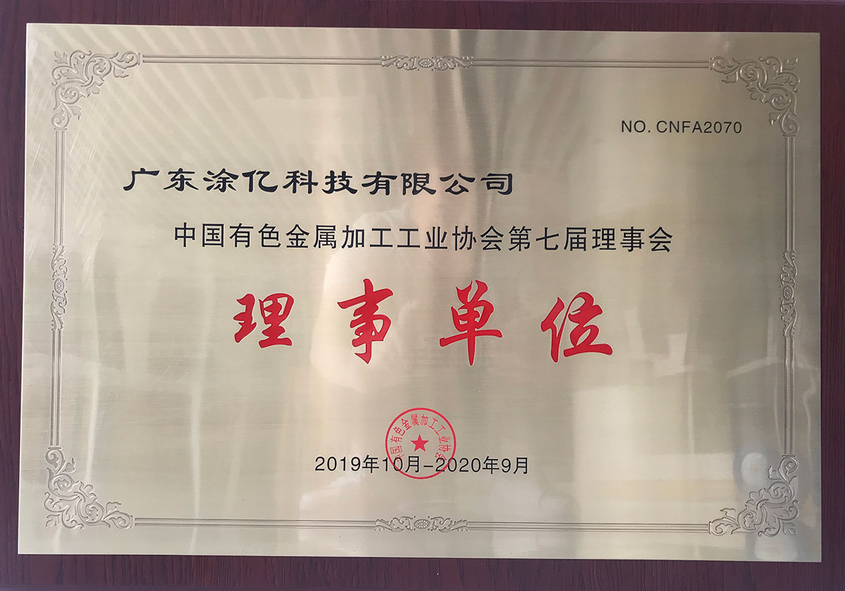 中国有色金属加工工业协会第七届理事会理事单位
